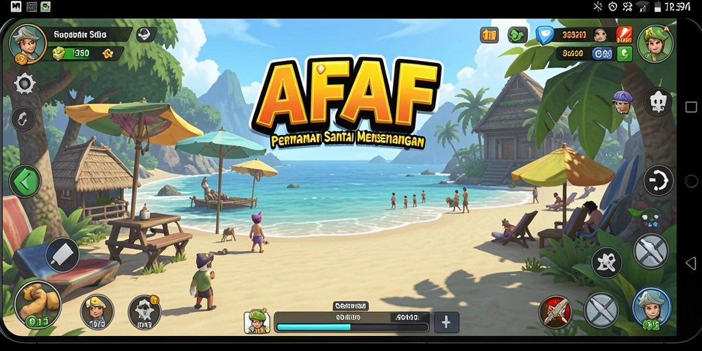 Tangkapan layar gameplay <strong>AFAF</strong> yang menampilkan aksi seru dan menyenangkan.