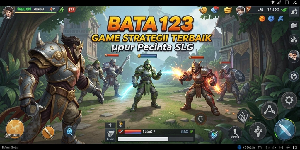 Tampilan gameplay BATA123 dengan berbagai elemen strategis.