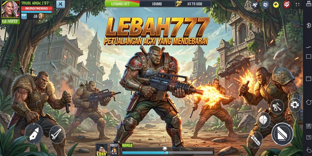 Tangkapan layar gameplay LEBAH777 menampilkan aksi mendebarkan berhadapan dengan musuh.