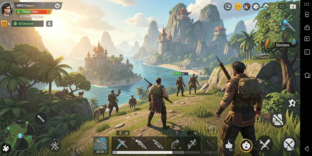 Tampilan gameplay intens dari MPOID yang menunjukkan eksplorasi Open World.