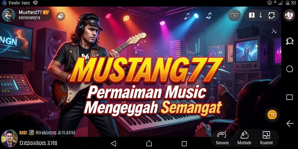 Tampilan gameplay MUSTANG77 yang seru dan interaktif.