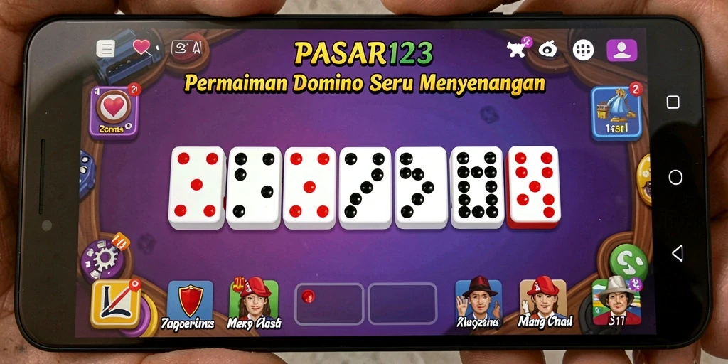 Screenshot gameplay PASAR123 yang menampilkan keseruan permainan Domino.