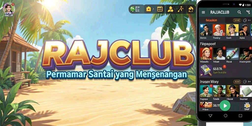 Tampilan gameplay RAJACLUB menampilkan kesenangan dalam permainan Casual.