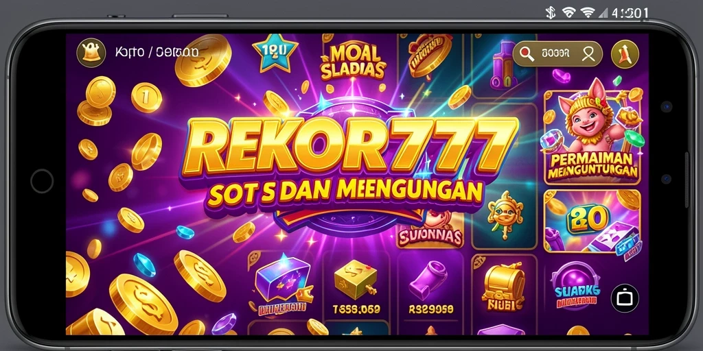 Tampilan gameplay Slot yang seru di REKOR777.