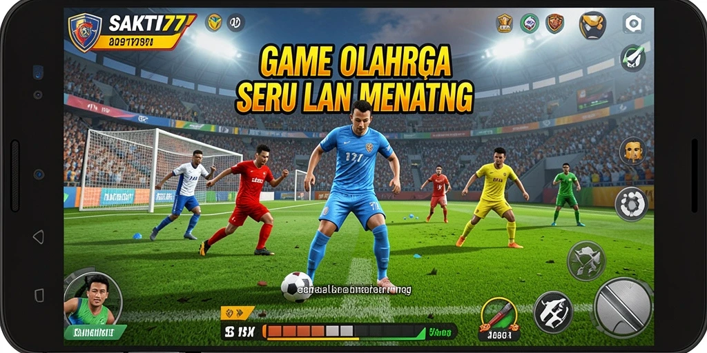 Tampilan screenshot gameplay SAKTI77 menampilkan aksi seru dalam olahraga.