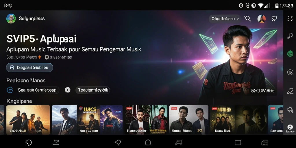 Tampilan menarik dari gameplay SVIP5 yang penuh musik.