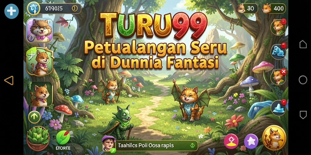 Tampilan gameplay TURU99 dengan petualangan yang seru dan mendebarkan.